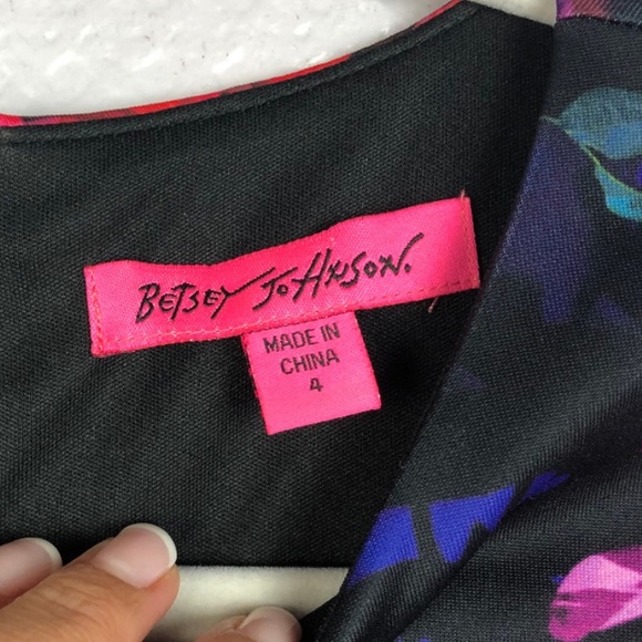 Betsey Johnson Floral Print Sheath Dress - Picture 7 of 9